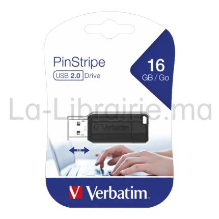 Clé USB 16 Go Verbatim PinStripe