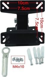 Support mural complet de 14 à 24 pouces, pivotant et inclinable à 180° – Image 2