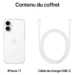 Apple iPhone 17 (256Go) - Blanc – Image 3