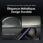 oraimo SpaceBuds Ecouteurs à réduction de bruit ANC 50dB avec personnalisation des commandes vocales – Image 8