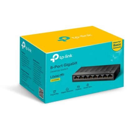 Switch TP-Link LS1008G Non-géré Gigabit Ethernet (10/100/1000) Noir