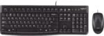 ENSEMBLE CLAVIER SOURIS LOGITECH AVEC FIL MK120