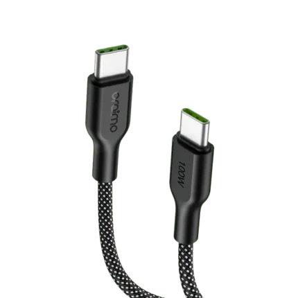 oraimo BraidLine 100W Type-C-to Type-C Tear-Resistant Durability Data Cable