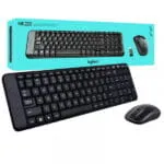 Logitech MK220 clavier et souris sans fil AZERTY noir - Easy Computer Casablanca