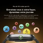oraimo Watch Nova 2 Montre connectée à écran tactile incurvé AMOLED IP68 de 2,01 pouces – Image 4