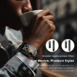 oraimo Watch Nova 2 Montre connectée à écran tactile incurvé AMOLED IP68 de 2,01 pouces – Image 3