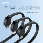 oraimo Traveler Link 27 27000mAh 12W Power Bank opb-p5271 – Image 2