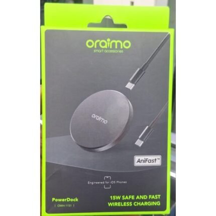 Station de Charge Magnétique Sans Fil Oraimo PowerDock 15W