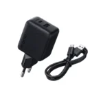 Oraimo Cannon 18D OCW-5183E+C53 Wall Charger PD Type-C + USB + Type-C Cable 18W Fast Charging – Black