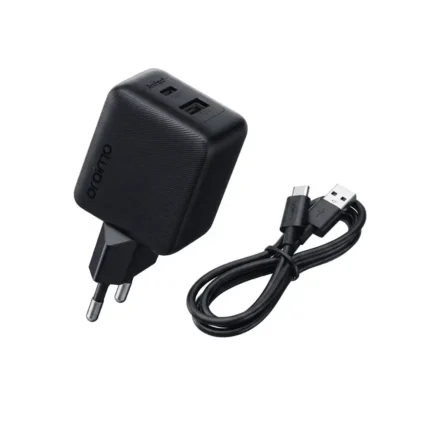 Oraimo Cannon 18D OCW-5183E+C53 Wall Charger PD Type-C + USB + Type-C Cable 18W Fast Charging – Black