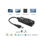 Adaptateur réseau 1000 Mbps USB 3.0 vers RJ45 Adaptateur Ethernet LAN Carte réseau 100/1000 Mbps pour ordinateur portable – Image 4