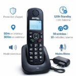 HTELe SG 1662 Téléphone fixe sans fil numérique avec mains libres, grandes touches, longue portée – Image 3