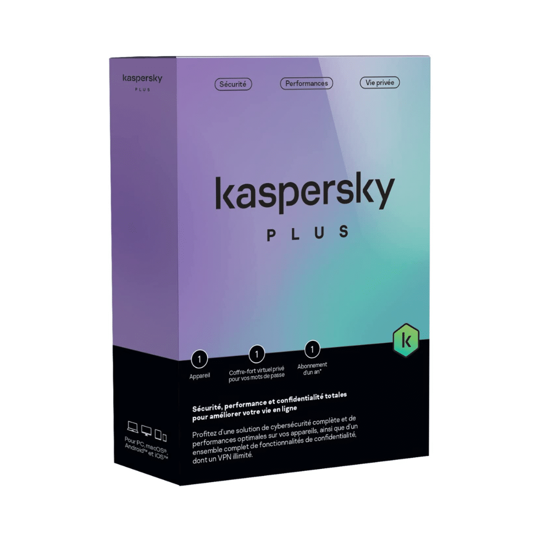 KL10428BAFS-25FFP_MA.png KASPERSKY PLUS 1 Poste / 1 an – Image 1