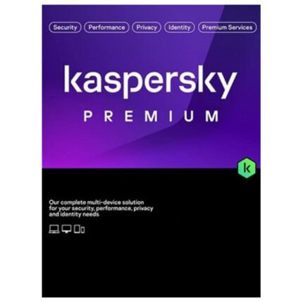Kaspersky Premium (équivalent à Total Security) – 3 Postes / 1 an