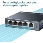 TP-LINK LS1005G Switch de bureau 5 ports – 10/100/1000 MBPS – Image 2