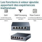 TP-LINK LS1005G Switch de bureau 5 ports – 10/100/1000 MBPS – Image 3
