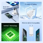 oraimo PowerCube 201 EU Type Plug 20W Charger Kit