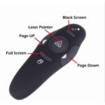 Présentateur Pointeur Laser 2.4 GHz PowerPoint USB Télécommande sans fil Windows & Mac