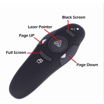 Présentateur Pointeur Laser 2.4 GHz PowerPoint USB Télécommande sans fil Windows & Mac