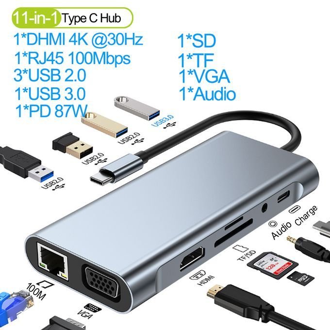 hub usb-c 11 en 1 prix maroc