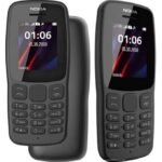 Nokia 106 4G Dual SIM – Téléphone Portable Classique 1.8" – Batterie Longue Durée – Radio FM – Noir