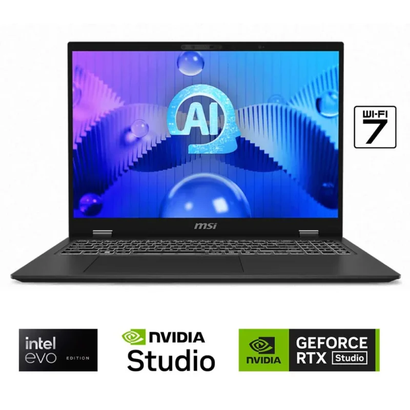 MSI Prestige 16 AI Studio Core Ultra 9 185H RTX 4070 32Go 1To - Easy Computer Casablanca
