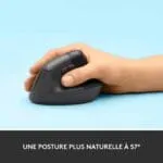 Logitech Lift – Souris Verticale Ergonomique (Droitier) – Image 3