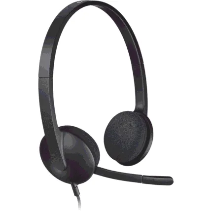 Logitech H340 casque USB avec micro noir - Easy Computer Casablanca