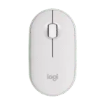 Logitech Pebble 2 M350S souris Bluetooth silencieuse blanche - Easy Computer Casablanca