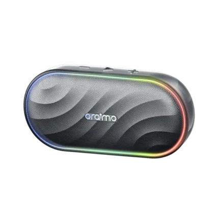 Oraimo SpaceBox prix Maroc – enceinte Bluetooth 8 W avec radio FM et lumières