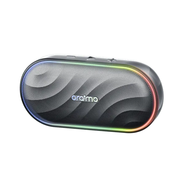 Oraimo SpaceBox prix Maroc – enceinte Bluetooth 8 W avec radio FM et lumières
